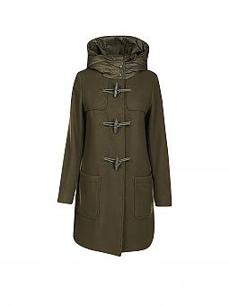 MARC O POLO Wollmantel Dufflecoat grun